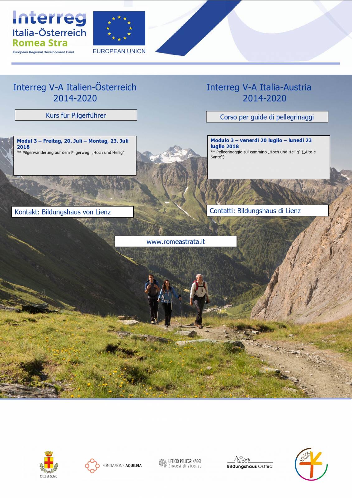 Kurs für Pilgerführer – drittes Treffen [Corso per guide di pellegrinaggi – terzo incontro]