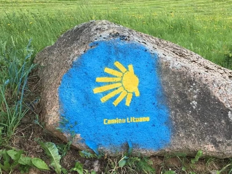 segnaletica percorso lituania