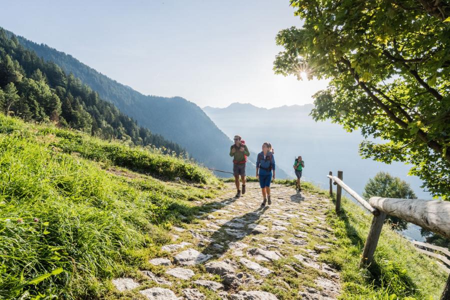 Scopri tappe a piedi
