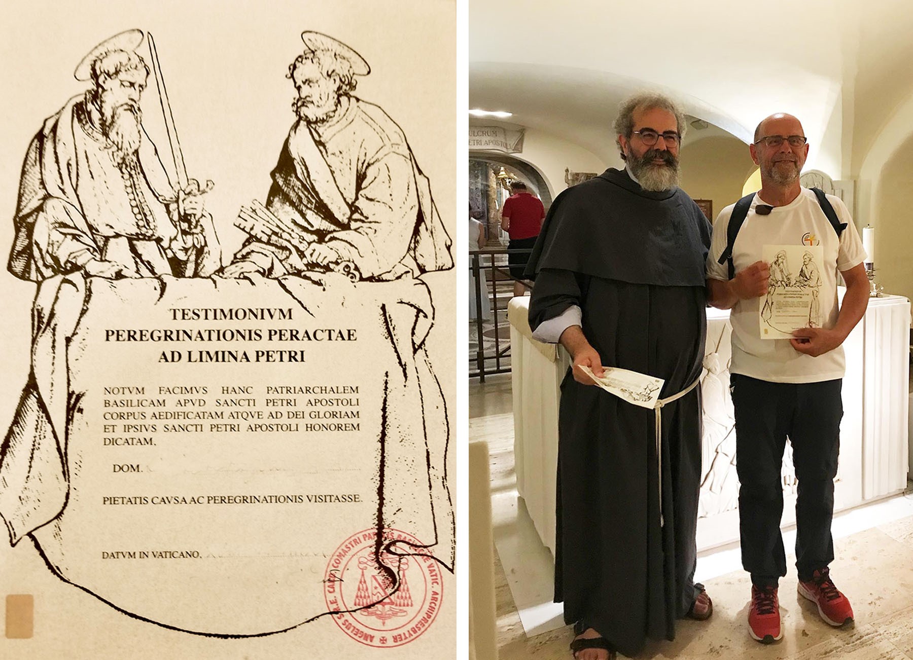Testimonium della Romea Strata