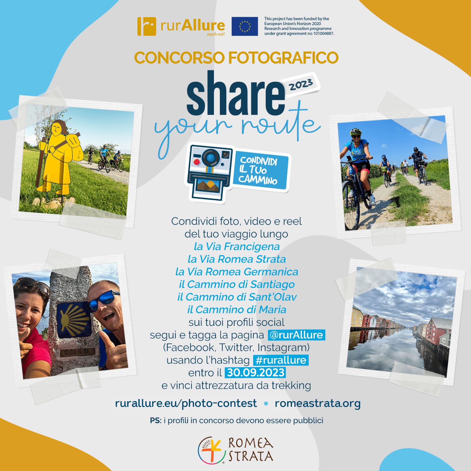 Torna “Share your route”!