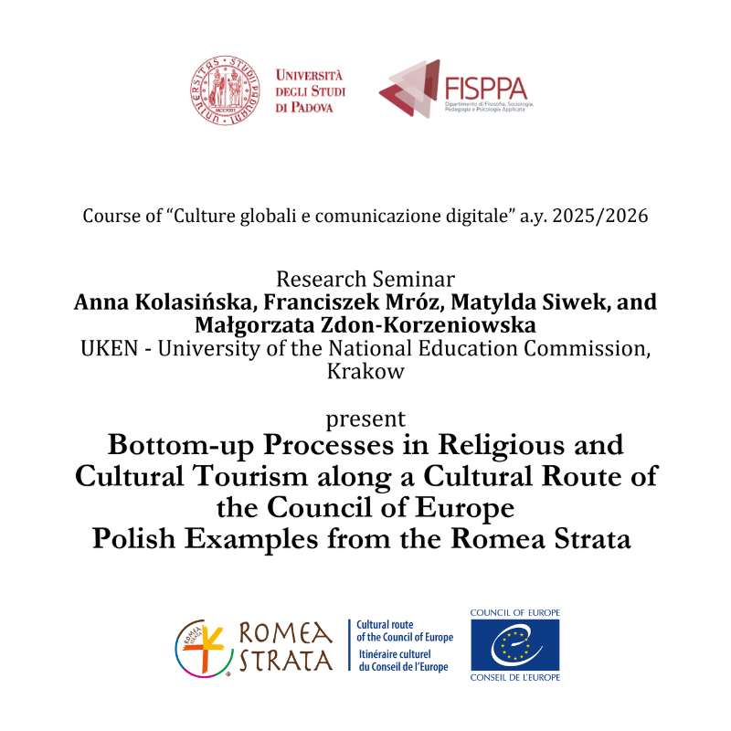 Seminario turismo bottom-up sulla Romea Strata