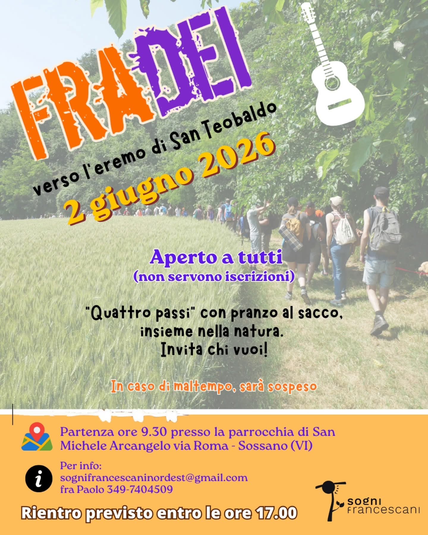 FRADEI 2026: in cammino verso l’eremo di San Teobaldo