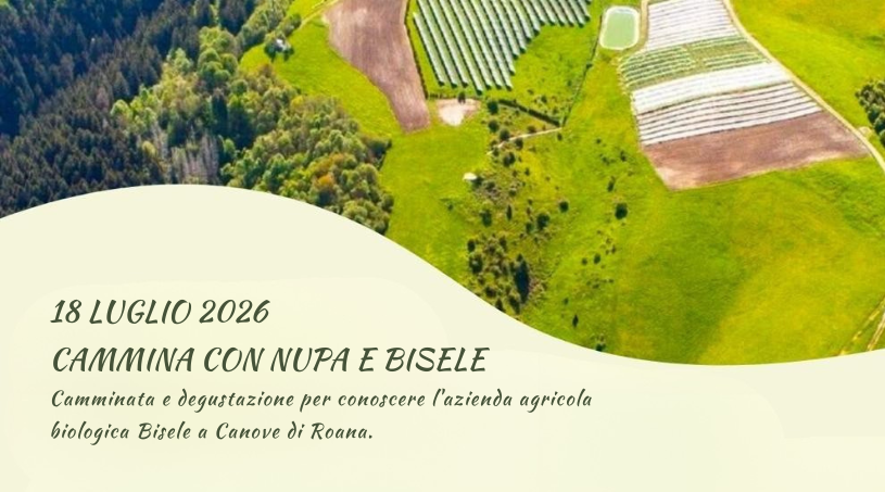 Cammina con Nupa e Bisele: alla scoperta dell’agricoltura biologica
